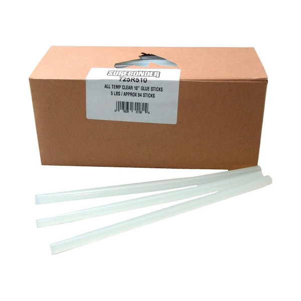 Surebonder 0.5 in. D X 10 in. L All Purpose Glue Sticks Clear 94 pk
